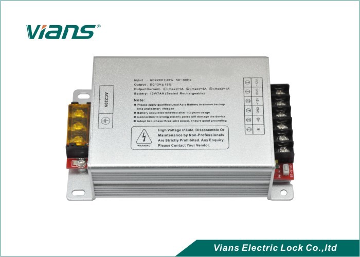электропитание режима переключения 12В 5А с резервным батарейным питанием для систем доступа двери