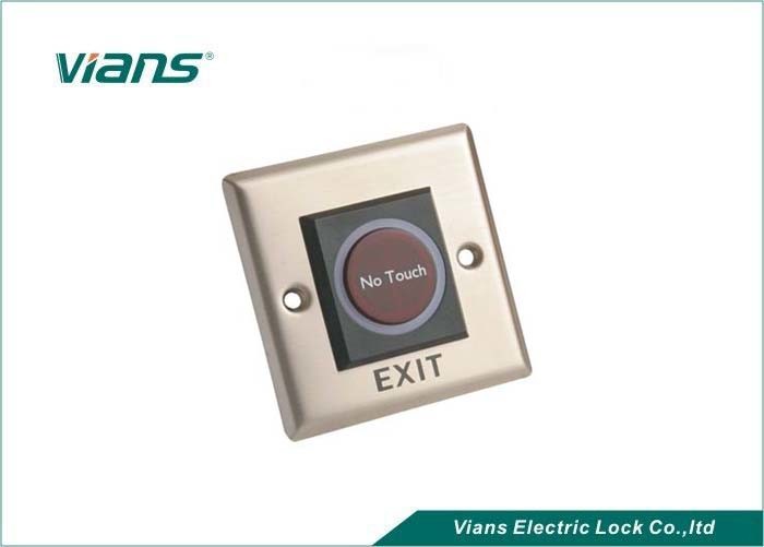 Ультракрасная кнопка/нажим выхода двери к переключателю выхода с датчиком касания свободным, плитой нержавеющей стали