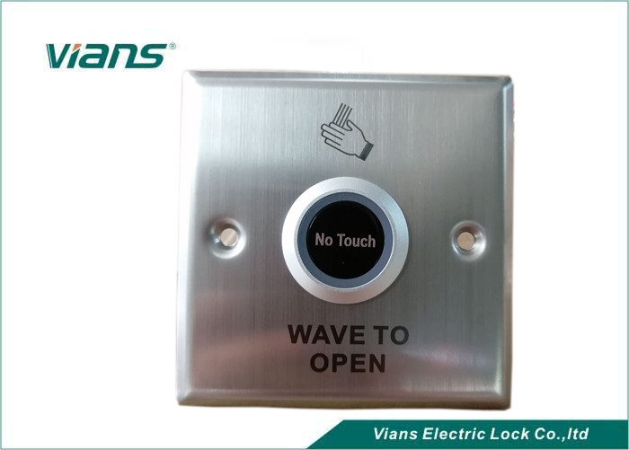 Кнопка волны кнопки отпуска двери Touchless панели нержавеющей стали