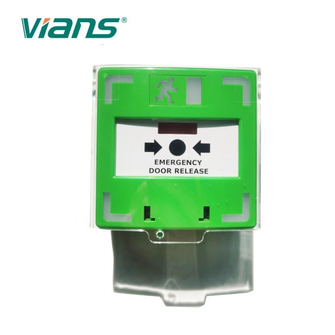 Отпуск кнопки выхода двери IP55 пожарной сигнализации ПК ABS аварийный срочный 0